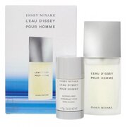 Issey Miyake L`Eau D`Issey pour Homme Gift komplekt, tualettvesi 75ml + deostick 75ml (Reisikomplekt)
