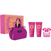 Versace Bright Crystal Absolu kinkekomplekt, lõhnavesi 90ml + kehakreem 100ml + dušigeel 100ml + kosmeetikakott