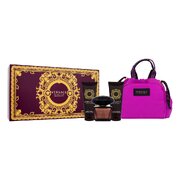 Versace Crystal Noir kinkekomplekt, tualettvesi 90ml + dušigeel 100ml + kehakreem 100ml + kott