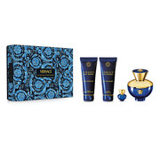 Versace Dylan Blue pour Femme kinkekomplekt, lõhnavesi 100ml + dušigeel 100ml + kehakreem 100ml + lõhnavesi 5ml