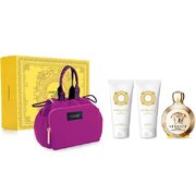 Versace Eros Pour Femme kinkekomplekt, lõhnavesi 100ml + dušigeel 100ml + kehakreem 100ml + kott