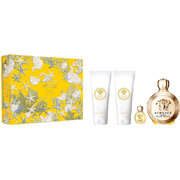 Versace Eros Pour Femme Darčeková sada, parfumovaná voda 100 ml + telové mlieko 100ml + sprchový gel 100ml + parfumovaná voda 5ml