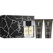 Yves Saint Laurent L'Homme kinkekomplekt, tualettvesi 100 ml + habemeajamisjärgne palsam 50 ml + dušigeel 50 ml