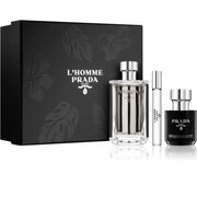 Prada L'Homme kinkekomplekt, tualettvesi 100 ml + tualettvesi 10 ml + dušikreem 100 ml