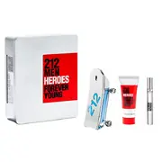 Carolina Herrera 212 Men Heroes Gift Set, tualettvesi 90 ml + dušigeel 100 ml + tualettvesi 10 ml