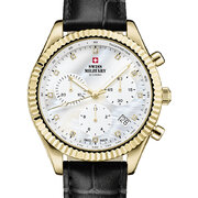 Swiss Military SM30207.07 Elegant Chronograph Ladies Watch 38mm 5ATM