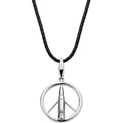 Rebel & Rose RR-NL017-S-L Make Love Not War Unisex Necklace 70cm