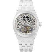 Ingersoll I15103 The Broadway Ceramic Dual Time Automatic Mens Watch 43mm 5ATM