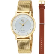 ETT Eco Tech Time ELS-11619-11MS Ladies Watch Atacama Solar Radio Controlled 36mm 5ATM