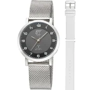 ETT Eco Tech Time ELS-11625-22MS Ladies Watch Atacama Solar Radio Controlled 36mm 5ATM