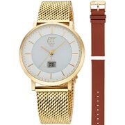 ETT Eco Tech Time EGS-11623-11MS Mens Watch Atacama Solar Radio Controlled 40mm 5ATM