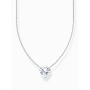 Thomas Sabo KE2211-051-14-L45V Silver necklace w. white heart pendant 