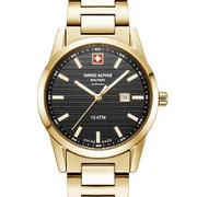 Swiss Alpine Military 7767.1117 Ladies Watch Argos gold black 34mm 10ATM