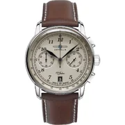Zeppelin 7674-6 Chronograph 100 Years Zeppelin Mens Watch 42mm 5ATM
