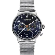 Zeppelin 7036M-3 Hindenburg LZ129 men`s watch moon phase 40mm 3ATM
