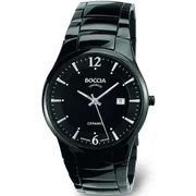 Boccia 3572-02 men`s watch ceramic titanium 39mm 3ATM