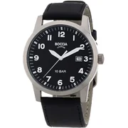 Boccia 3631-01 men`s watch titanium 38mm 10ATM