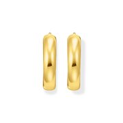 Thomas Sabo CR739-413-39 Bold - Gold-plated Chunky Hoop Earrings 34,2 mm Ladies