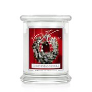 Kringle Candle Christmas Stroll keskmine kahe tahiga lõhnaküünal (411 g)