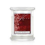 Kringle Candle Frosted Mahogany keskmine 2 tahiga lõhnav küünal (411 g)
