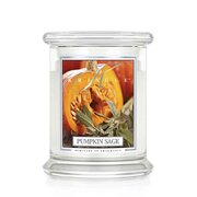 Kringle Candle Pumpkin Sage lõhnav küünal keskmine 2 tahiga (411 g)