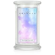 Kringle Candle Watercolors suur kahe tahiga lõhnaküünal (624 g)