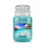 Country Candle Tropical Waters suur kahe tahiga lõhnaküünal (652 g)