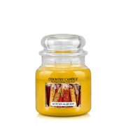 Country Candle Autumn Harvest keskmine kahe tahiga lõhnaküünal (453 g)