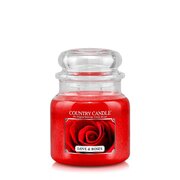 Country Candle Love & Roses keskmine kahe tahiga lõhnaküünal (453 g)