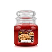 Country Candle Warm Apple Pie lõhnav küünal keskmine 2 tahiga (453 g)