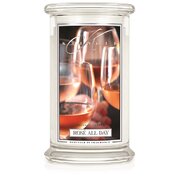 Kringle Candle Rose All Day suur kahe tahiga lõhnaküünal (624 g)