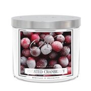 Kringle Candle TUMBLER Frosted Cranberry lõhnaga küünal, keskmine 2-tahat (411 g)