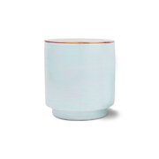 Paddywax GLOW SKY BLUE SEA SALT & PLUMERIA 3-Wick lõhnaküünal vase kaanega (17 untsi / 482g)