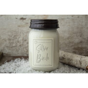 MILKHOUSE CANDLE Hõbedane kase lõhnaküünal Farmhouse Jar (368 g)