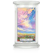 Kringle Candle Beautiful Day suur kahe tahiga lõhnaküünal (624 g)