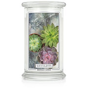 Kringle Candle Succulents suur kahe tahiga lõhnaküünal (624 g)