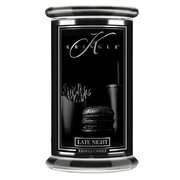 Kringle Candle Reserve Late Night suur kahe tahiga lõhnaküünal (624 g)
