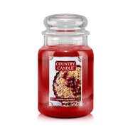 Country Candle Cherry Crumble suur kahe tahiga lõhnaküünal (737 g)