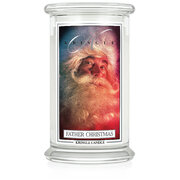 Kringle Candle Father Christmas suur kahe tahiga lõhnaküünal (624 g)