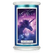 Kringle Candle FANTASY Unicorn Poop suur kahe tahiga lõhnaküünal (624 g)