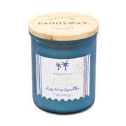 Paddywax COASTAL Lush Palmsi lõhnaküünal puidust kaanega klaaspurgis 8 untsi/226 g