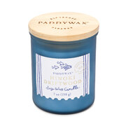 Paddywax COASTAL Hinoki Driftwood lõhnaküünal klaasümbrises puidust pealispinnaga 8 untsi/226 g
