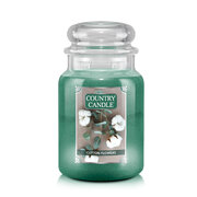 Country Candle Cotton Flowers suur kahe tahiga lõhnaküünal (737 g)