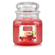 Country Candle Strawberry Limonade keskmine 2 tahiga lõhnav küünal (510g)