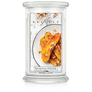 Kringle Candle Banana's Foster suur kahe tahiga lõhnaküünal (624 g)