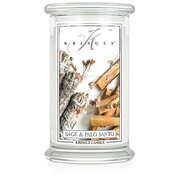 Kringle Candle Sage & Palo Santo suur kahe tahiga lõhnaküünal (624 g)
