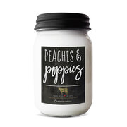 MILKHOUSE CANDLE Virsikute ja moonide lõhnaküünal Farmhouse Jar (368 g)