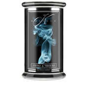 Kringle Candle Reserve Smoke & Mirrors suur kahe tahiga lõhnaküünal (624 g)