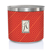 Kringle Candle TUMBLER Bourbon Apple & Oud 3 tahiga lõhnaküünal (411g)