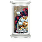 Kringle Candle Warm & Toasty suur kahe tahiga lõhnaküünal (624 g)
